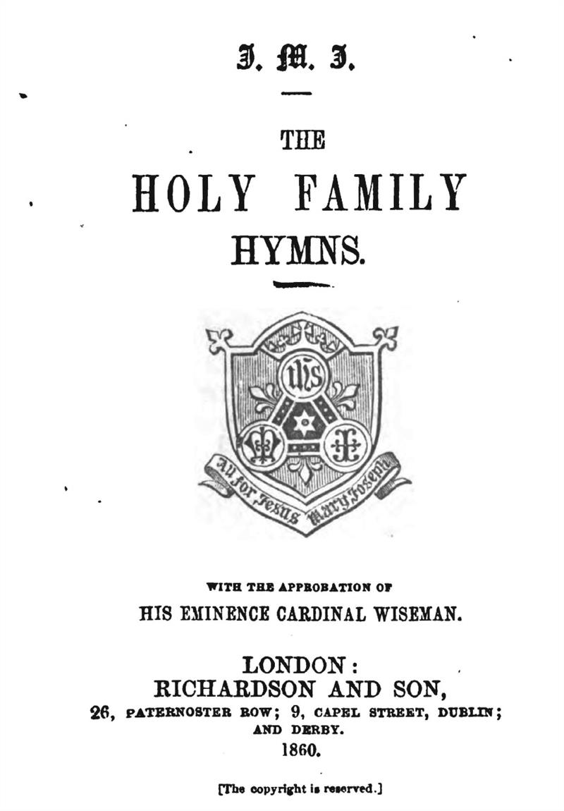 The Holy Family Humns (1860) cover