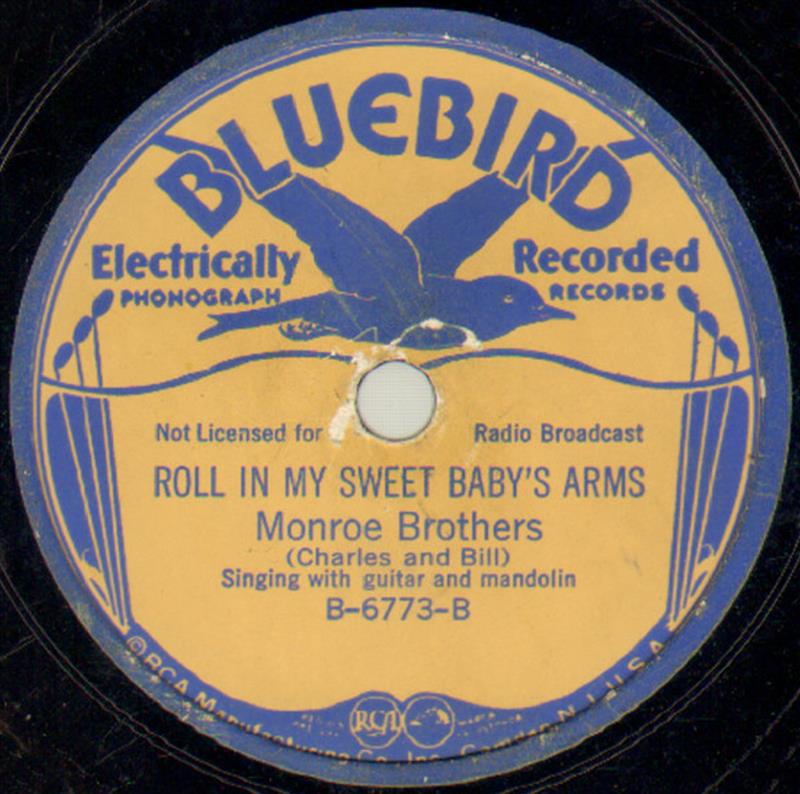 Roll In My Sweet Baby's Arms - Bluebird B-6773-B