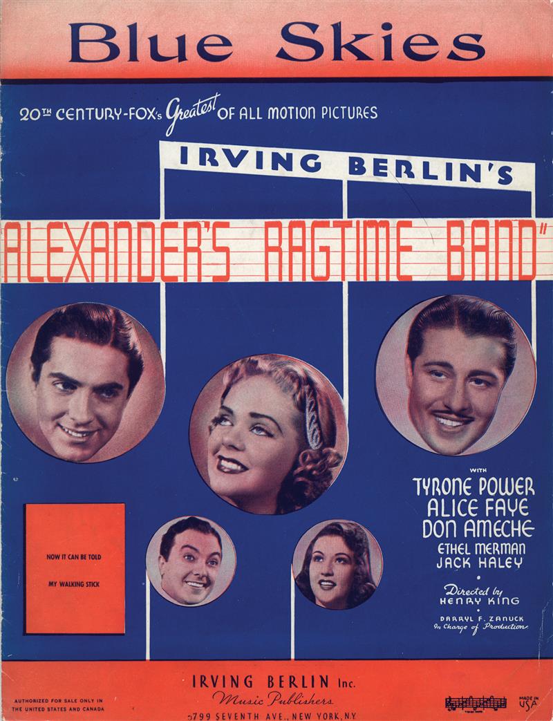 Blue Skies - Alexander's Ragtime Band
