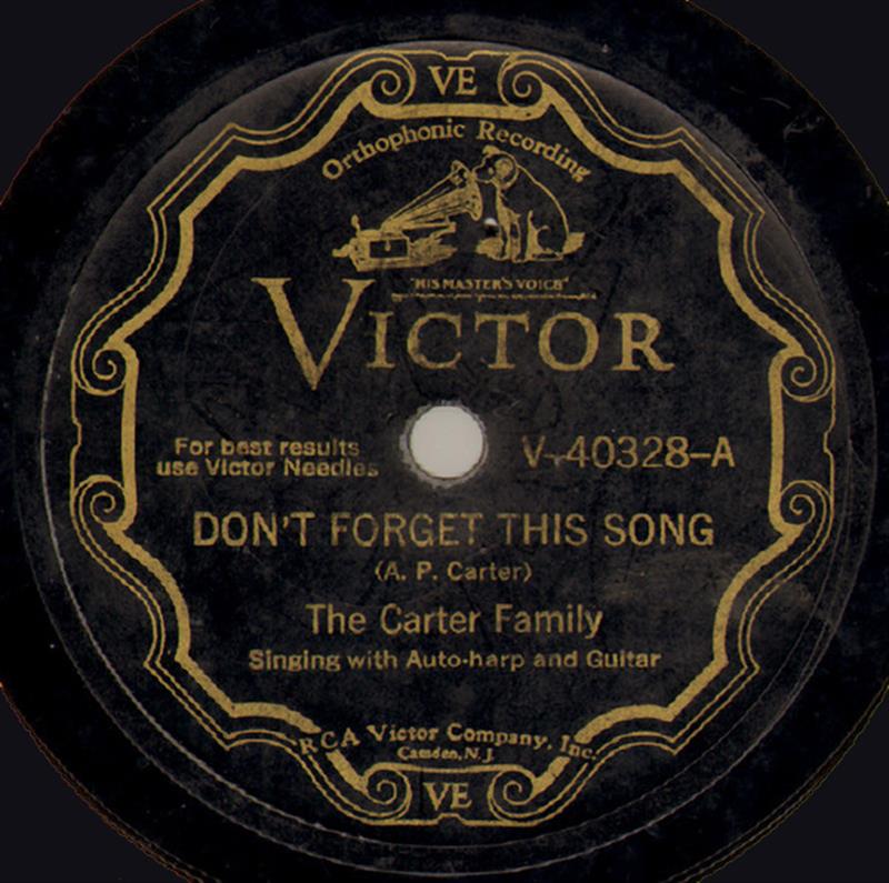 Don't Forget This Song - Victor V-40328-A
