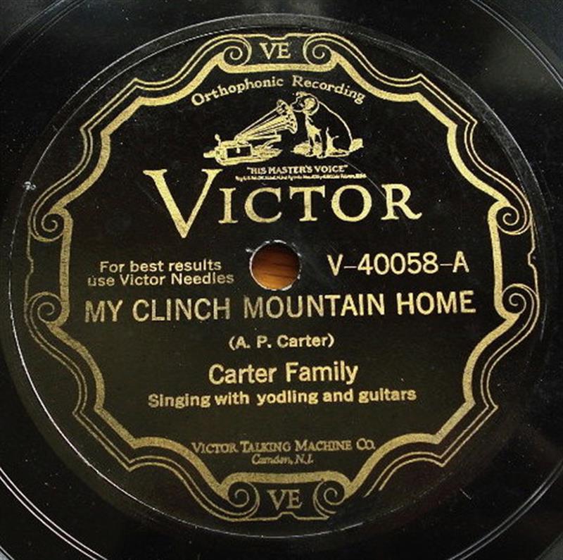 My Clinch Mountain Home - Victor V-40058-A