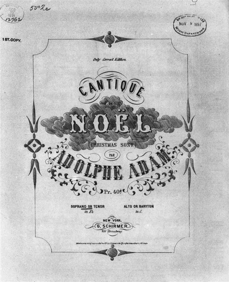 Cantique de Noël (1871)