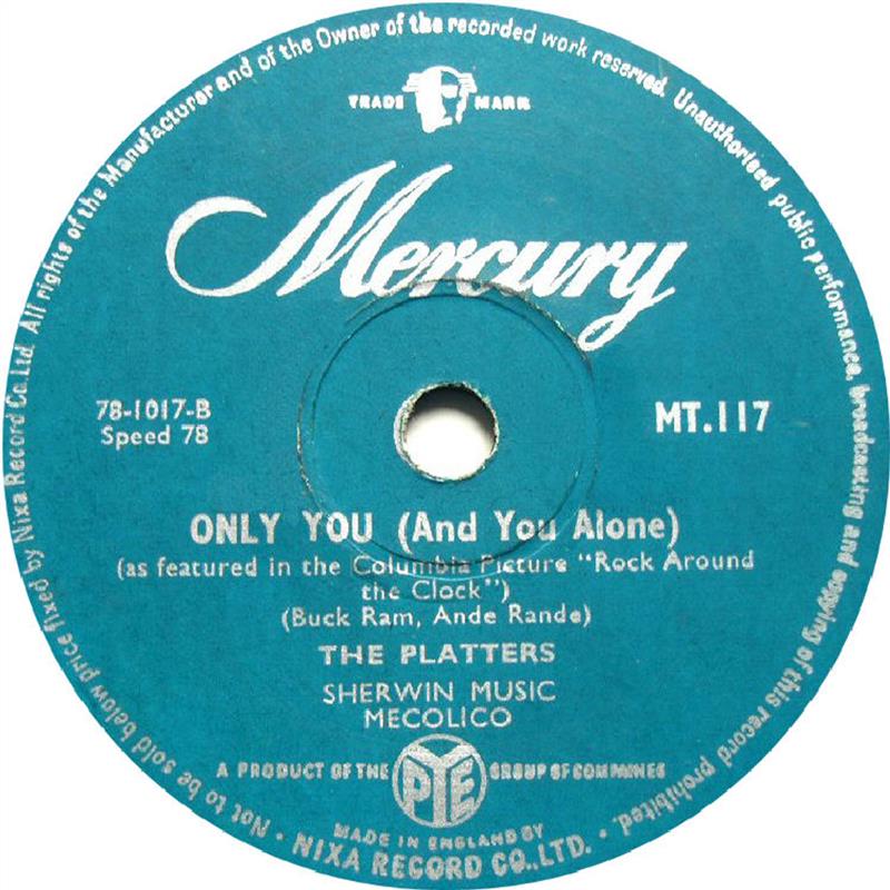 Only You (And You Alone) - Mercury 117