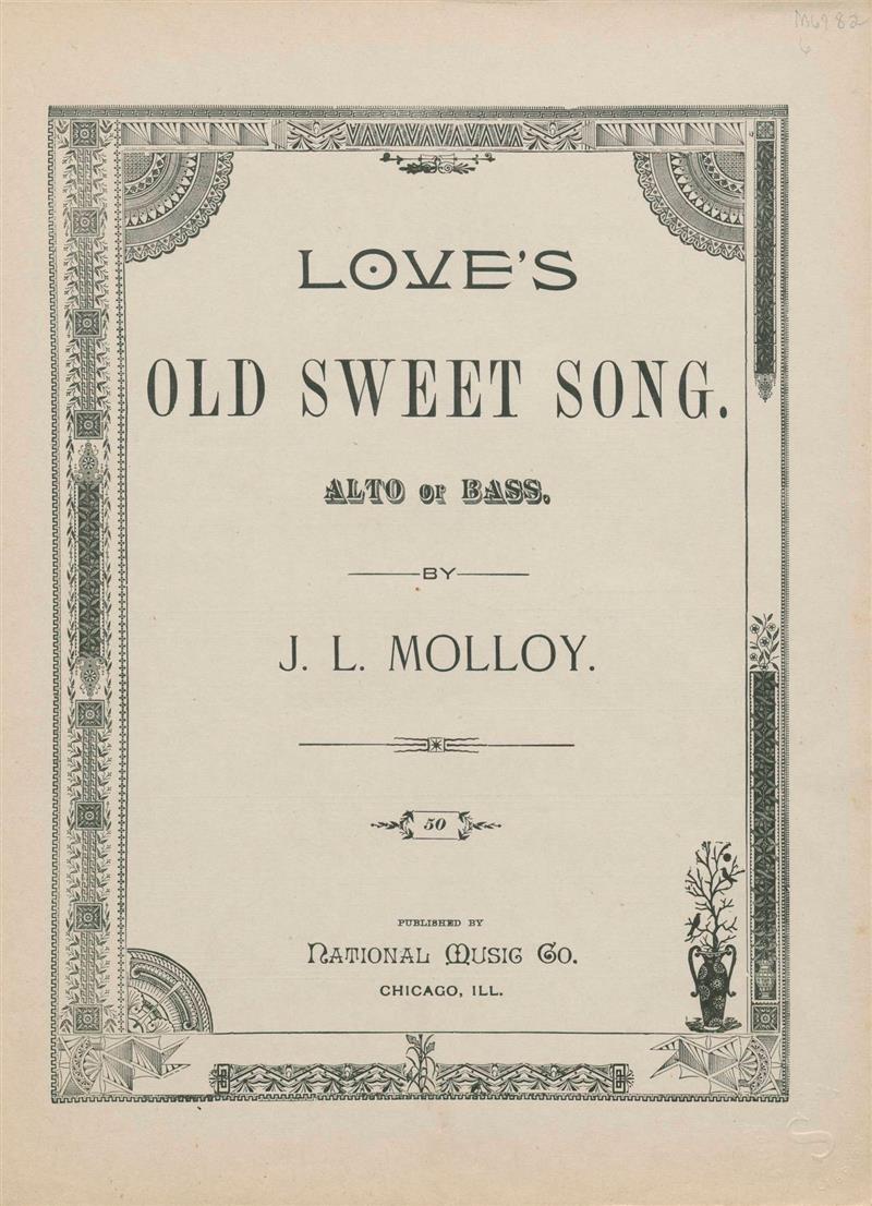 Love's Old Sweet Song (National Music Co.)