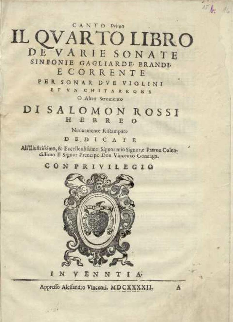 Il quarto libro de varie sonate (Venice 1642)