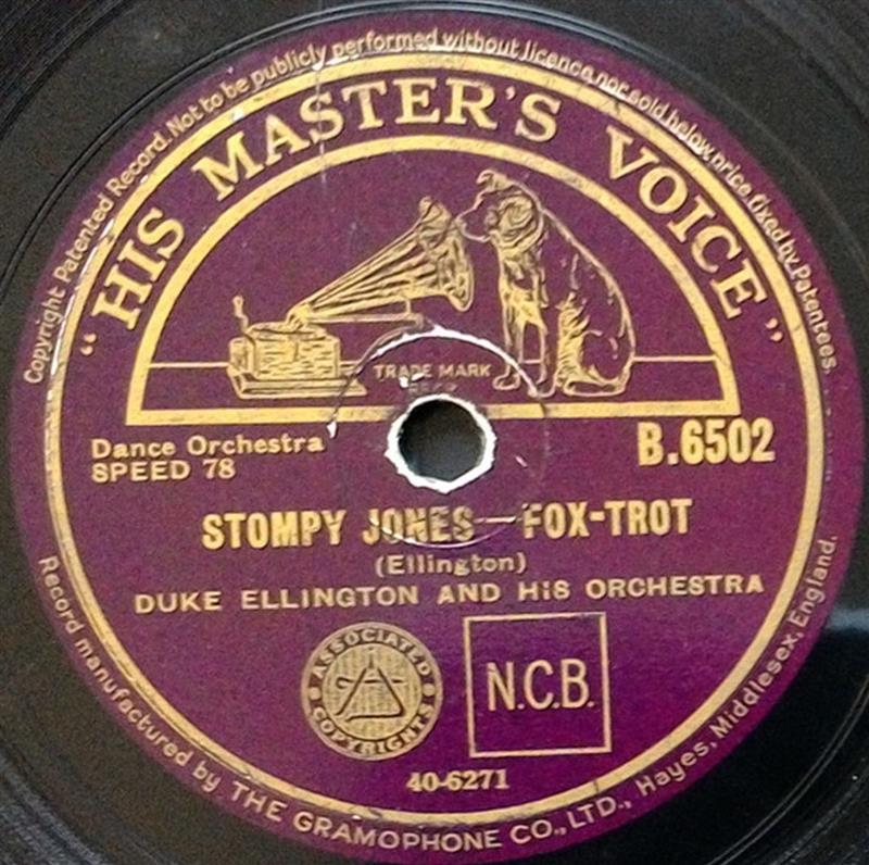 Stompy Jones - The Master's Voice B6502 (Ellington)