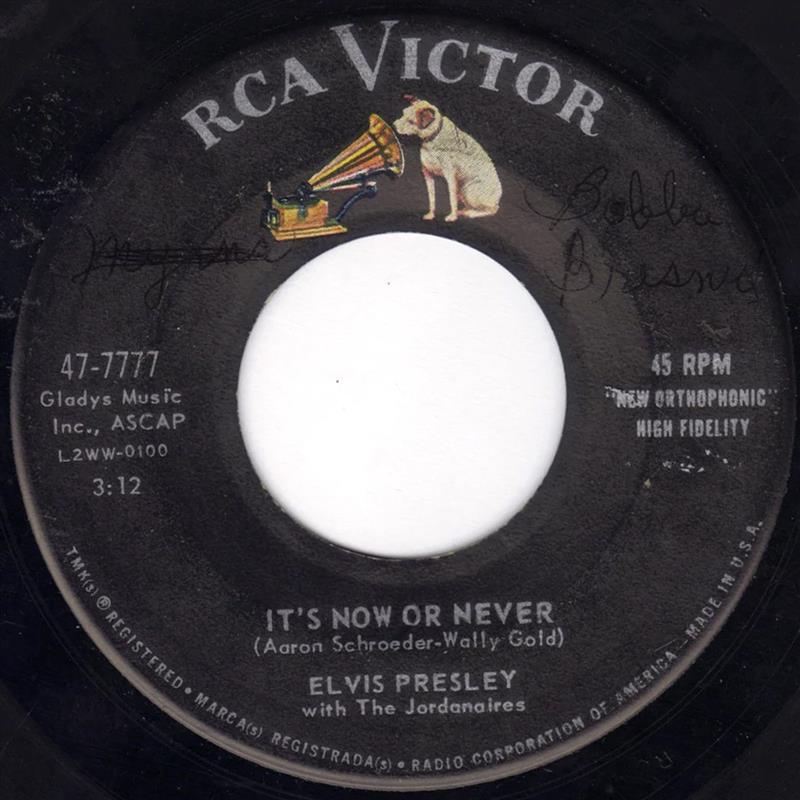 It's Now Or Never - Presley [RCA Victor 47-7777]