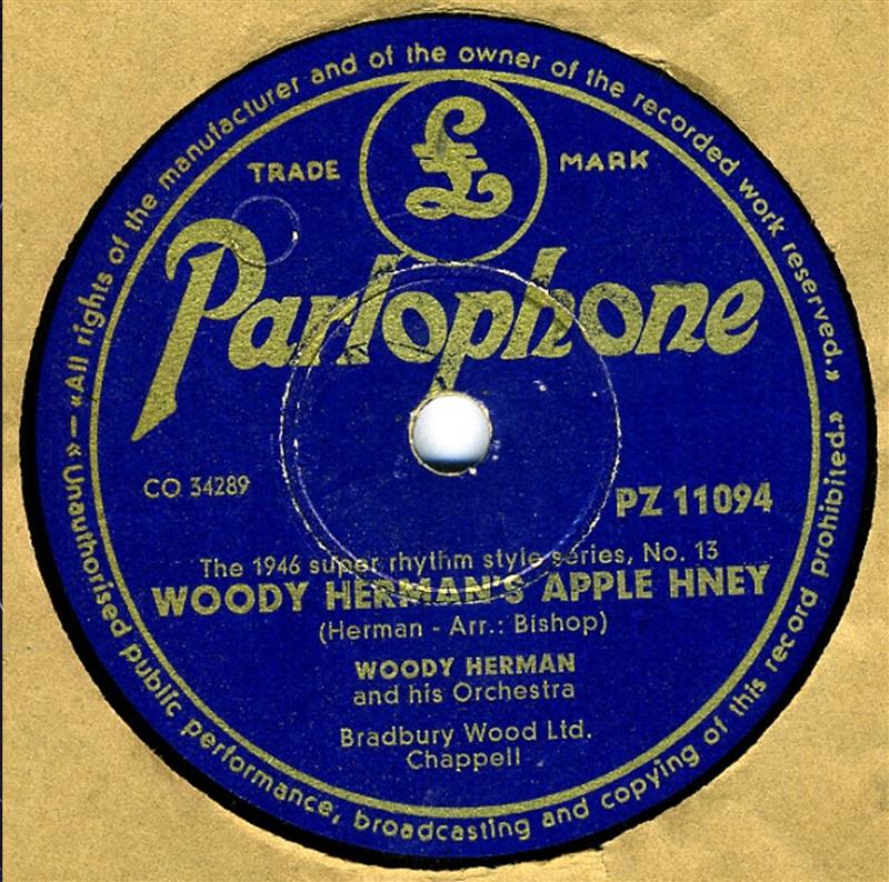 Apple Honey (Woody Herman's) - Parlophone PZ11094