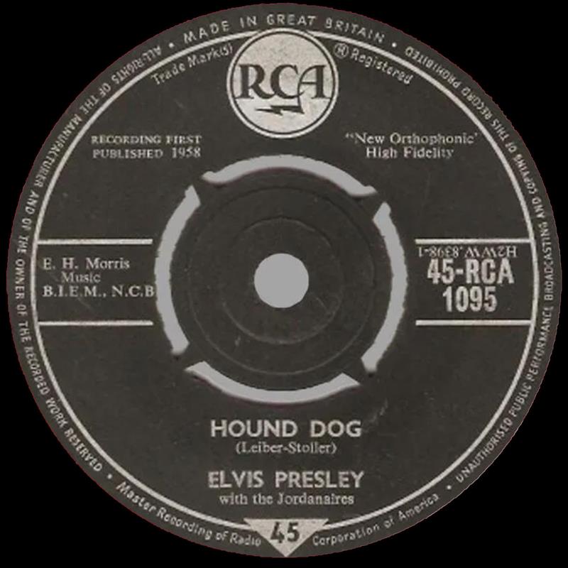 Hound Dog - Elvis Presley - RCA 450RCA 1095