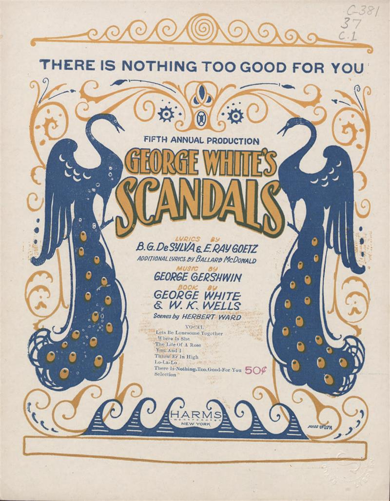 There's Nothing Too Good For You (1923 Scandals)