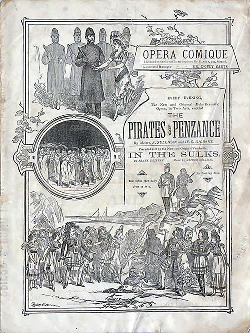 The Pirates of Penzance (1881 poster)