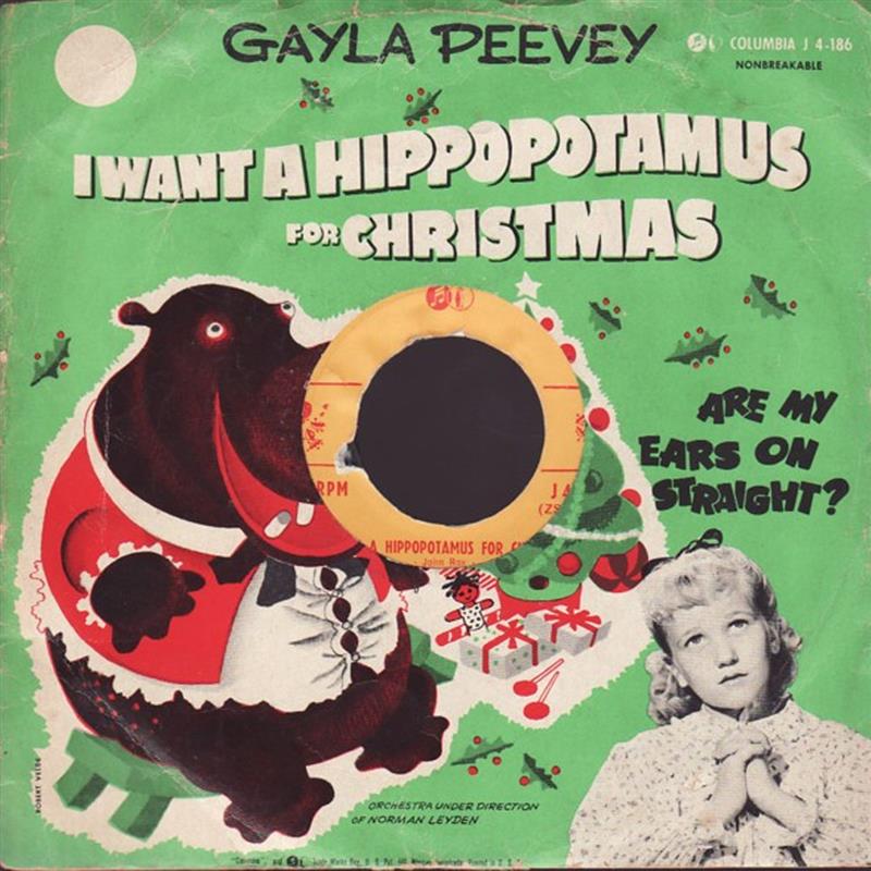 I Want A Hippopotamus For Christmas - Columbia 4-186