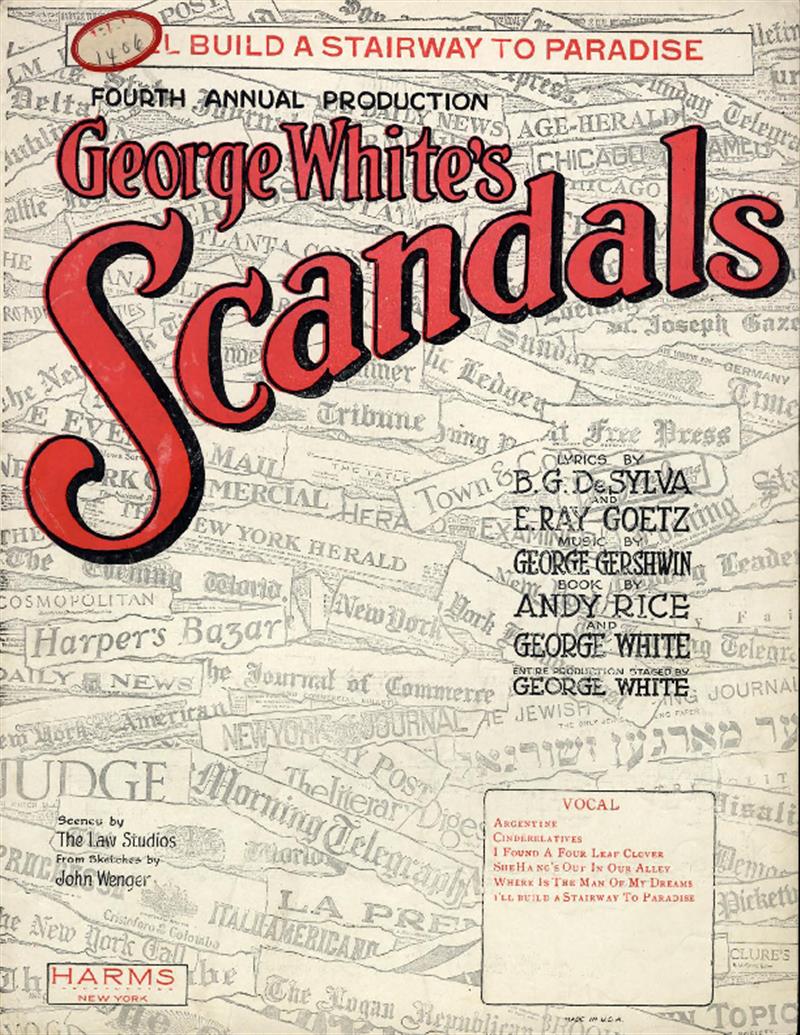I'll Build A Stairway To Paradise [Scandals 4th Ed 1922]