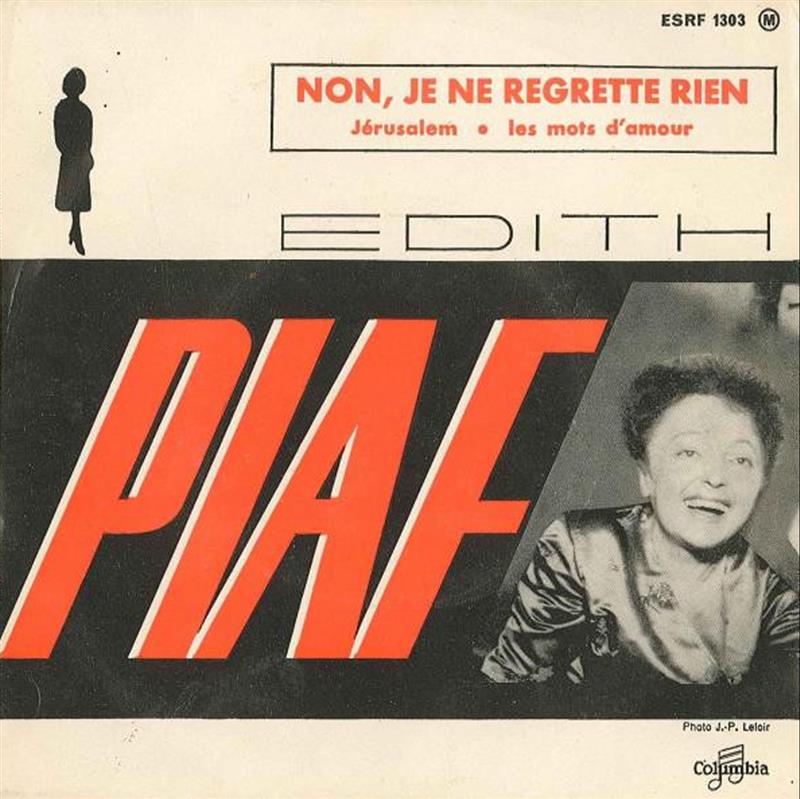 Non, je ne regrette rien - Edith Piaf - Columbia ESRF 1303 [1960]