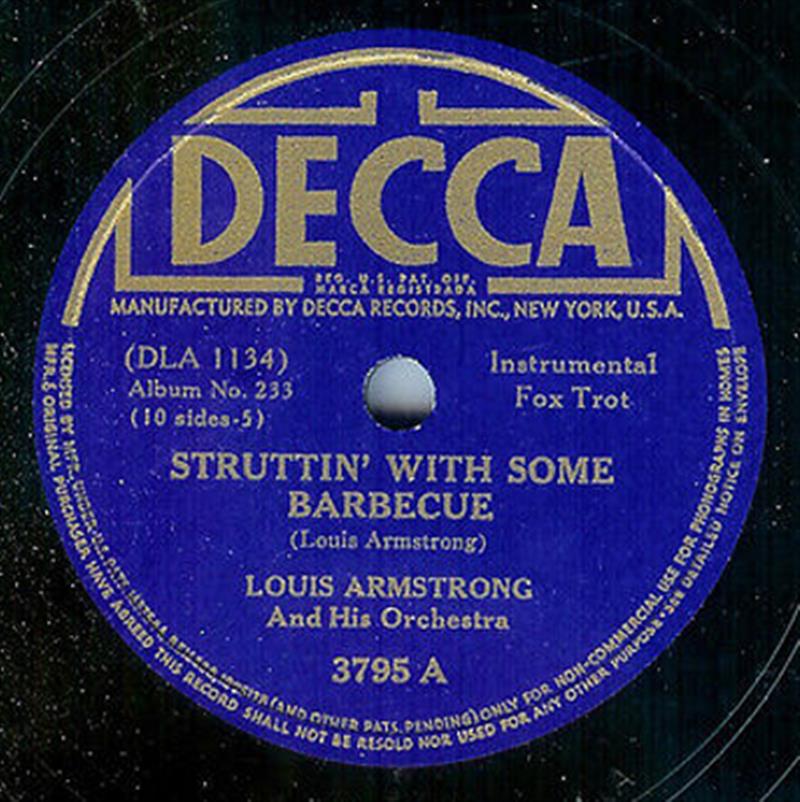 Struttin' With Some Barbecue - DECCA late