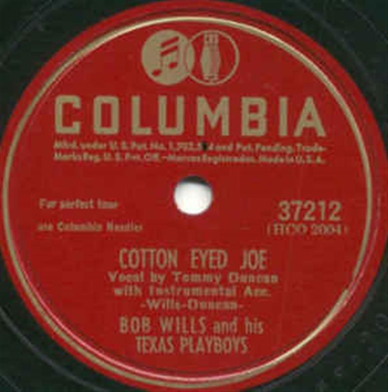 Cotton-Eyed Joe - Columbia 37212