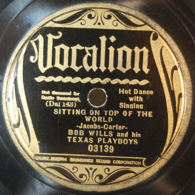Sitting On Top Of The World - Vocalion 03139