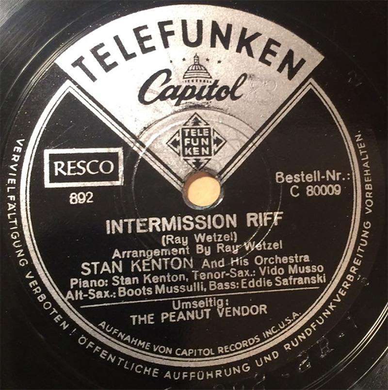 Intermission Riff - Telefunken Capitol C80009