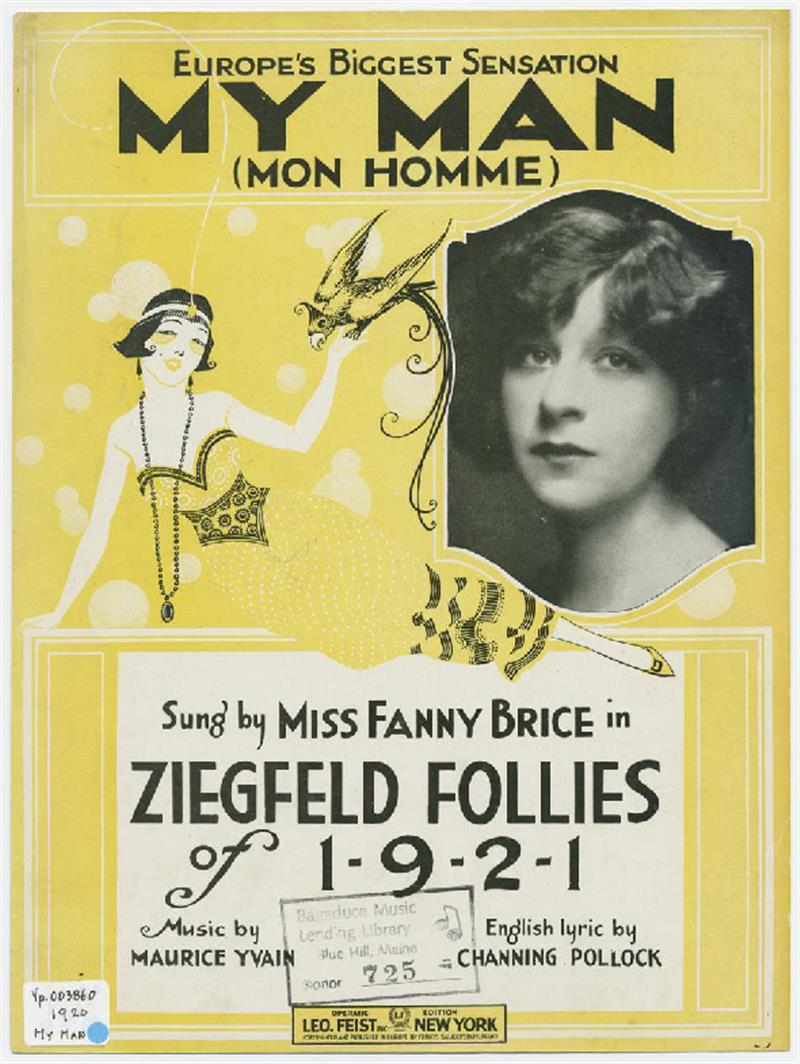 My Man (Mon Homme) Ziegfeld 1921