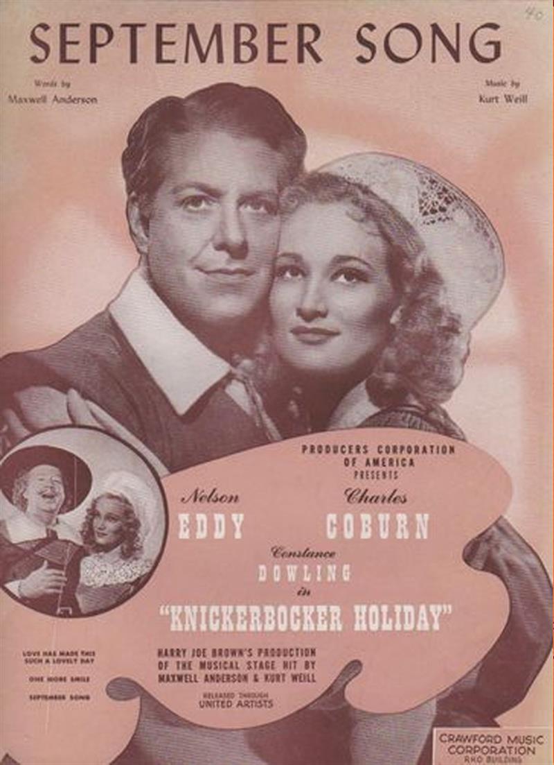 September Song - Knickerbocker Holiday (film)