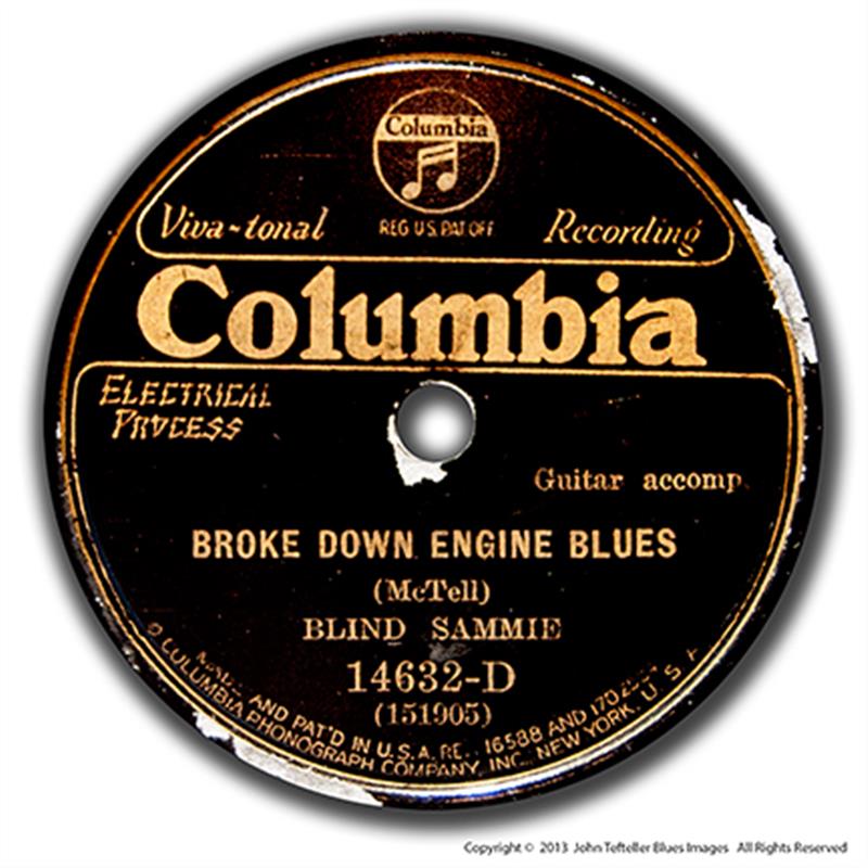 Broke Down Engine Blues - Columbia 14632-D