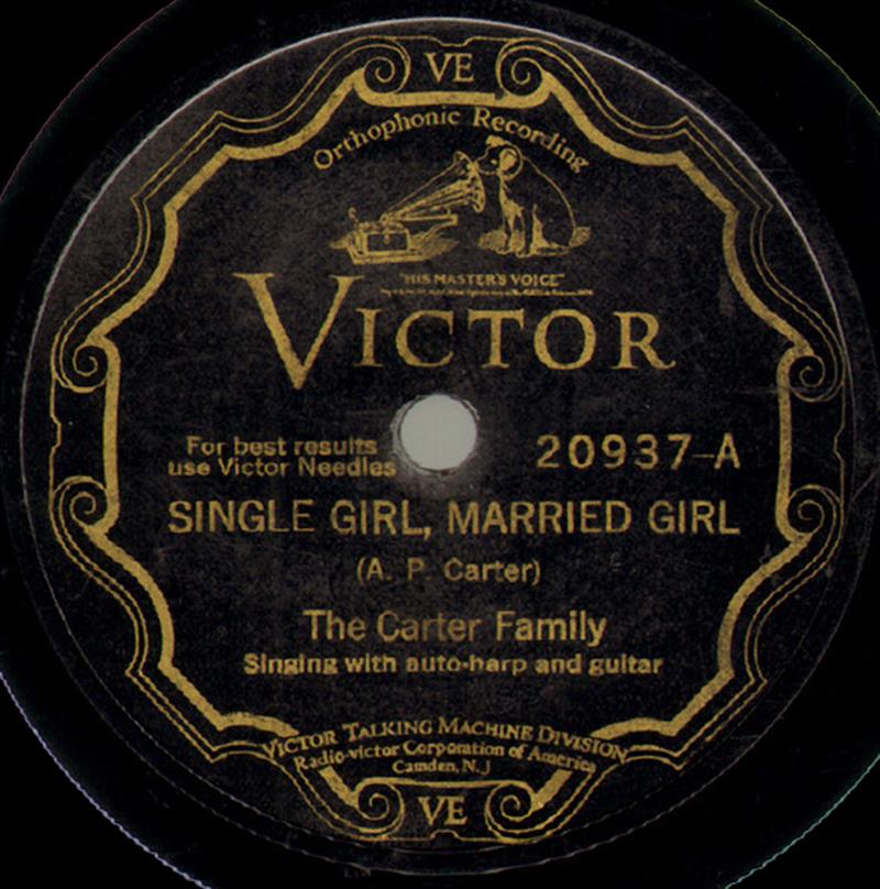 Single Girl, Married Girl - Victor 20937