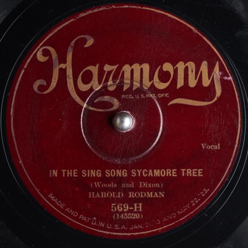 In The Sing Song Sycamoe Tree - Harmony 569-H