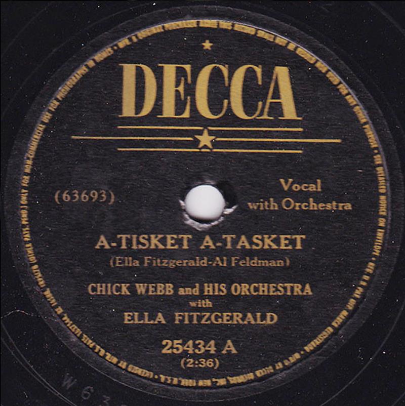 A-Tisket A-Tasket - DECCA 25434A Webb/Fitzgerald