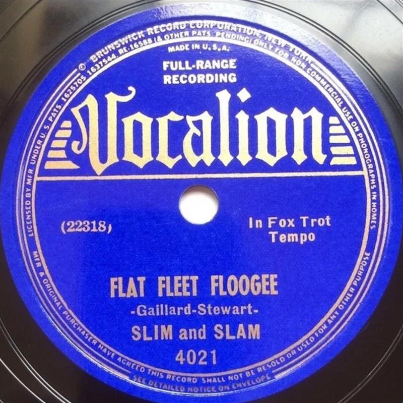Flat Foot Floogee - Vocalion 4021