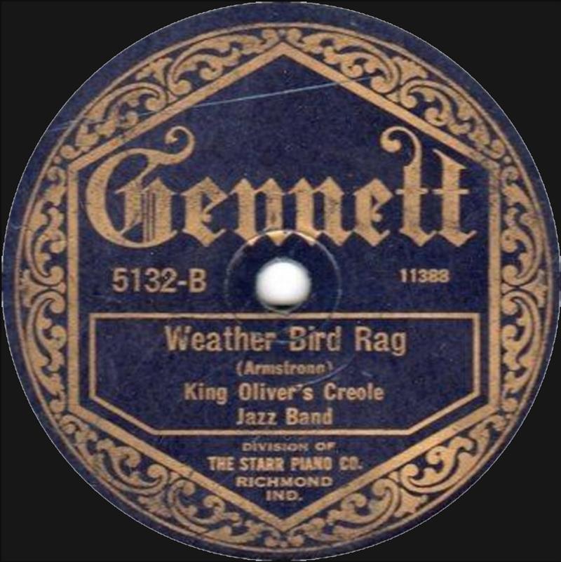 Weather Bird Rag - Gennett 5132-B