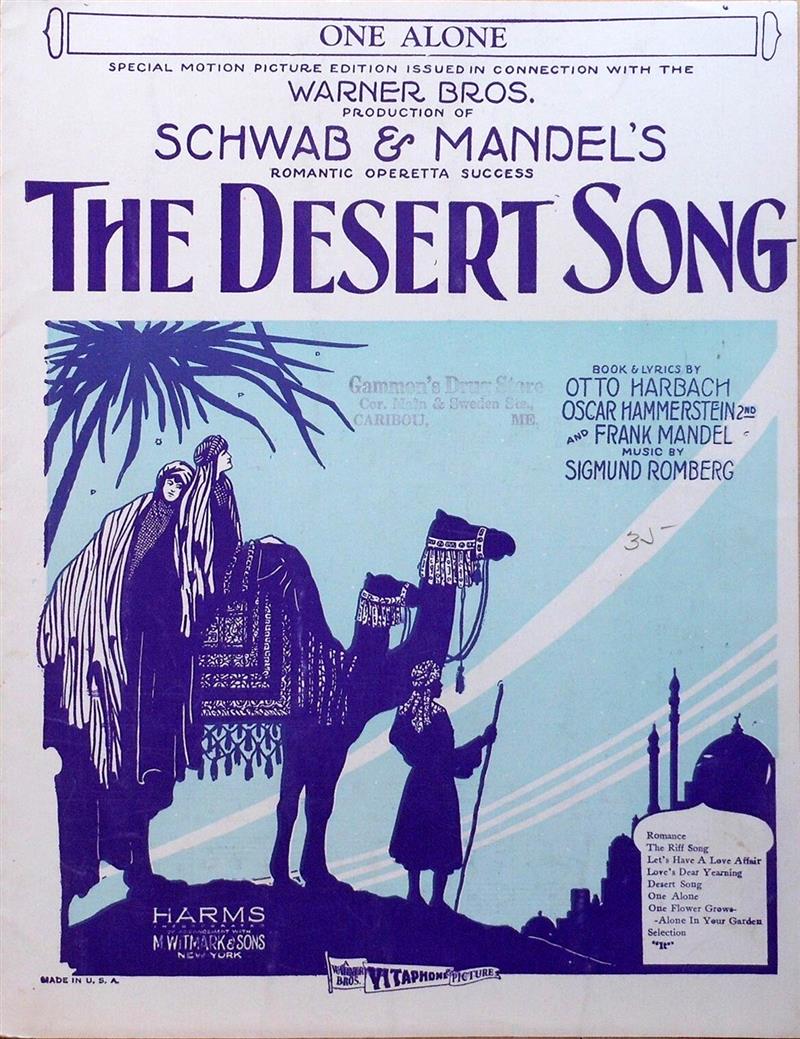 One Alone (The Desert Song, 1929)