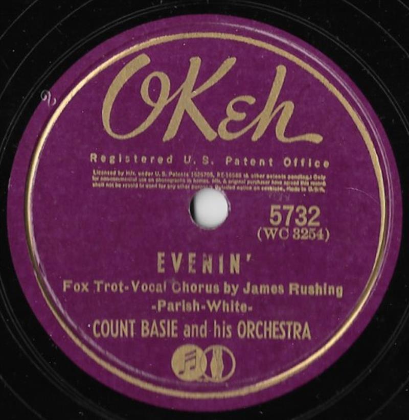 Evenin' - Okeh 5732