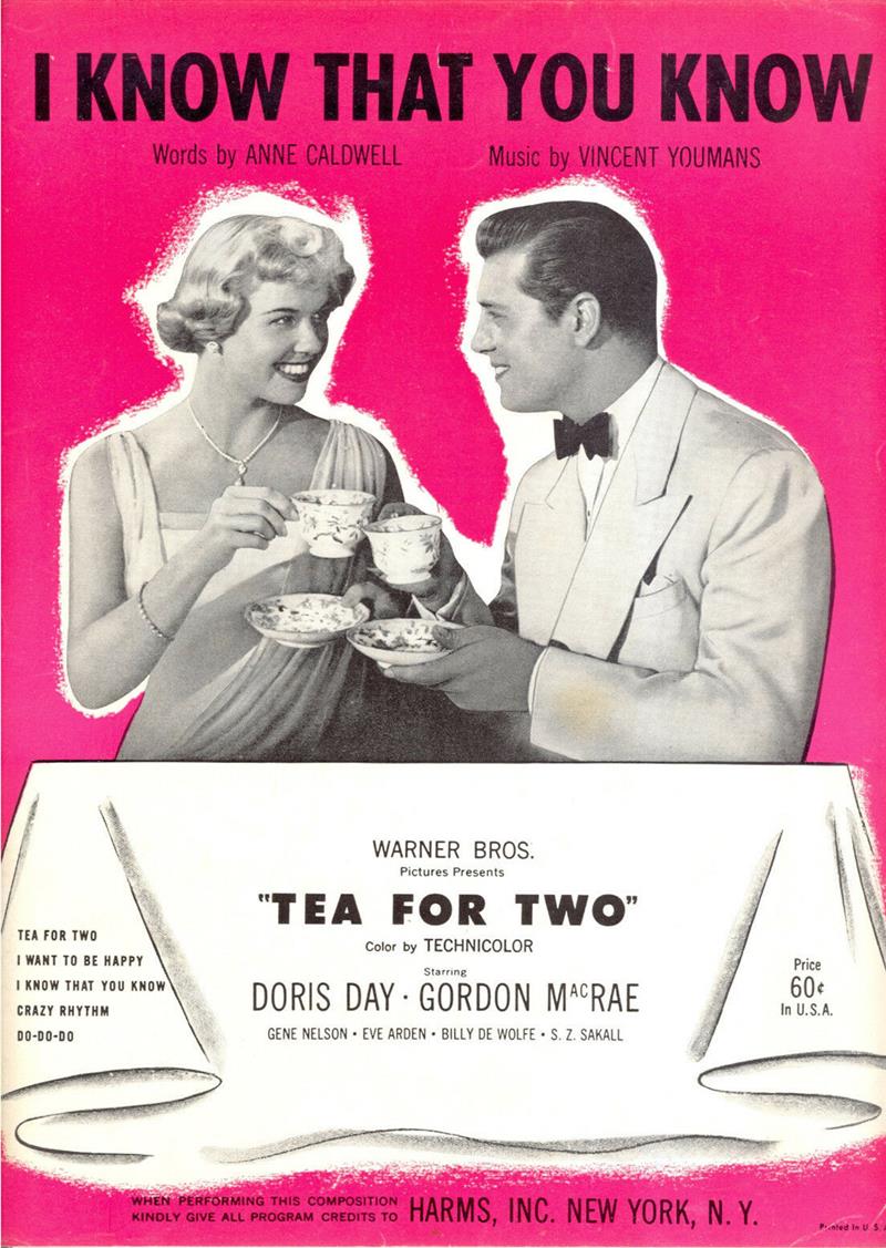 I Know That You Know (Tea For Two, 1950)