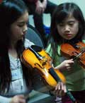 Music Box violin lesson