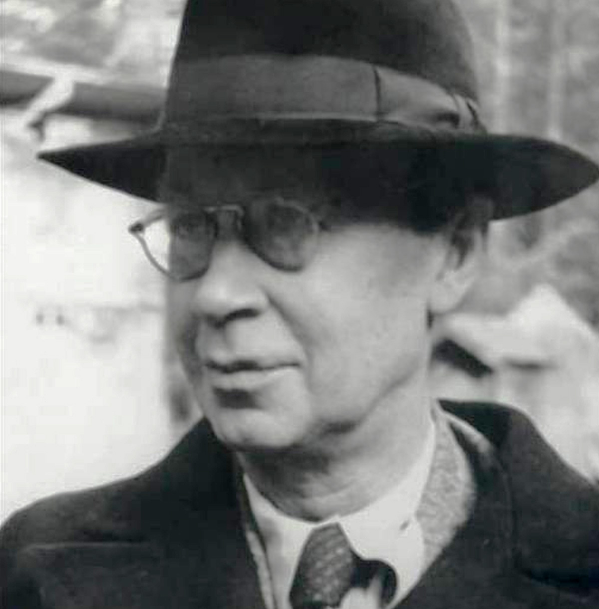 Sergei Prokofiev in hat