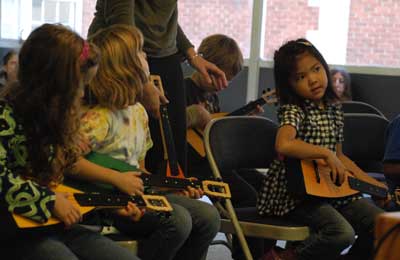 Budding ukulele masters