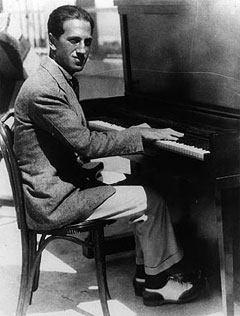 George Gershwin at piano.