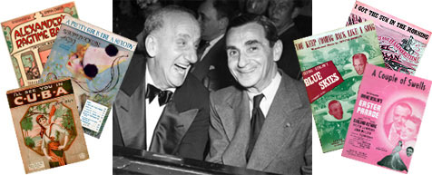 Irving Berlin with Jimmy Durante