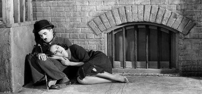 Charles Chaplin & Paulette Goddard in Modern Times